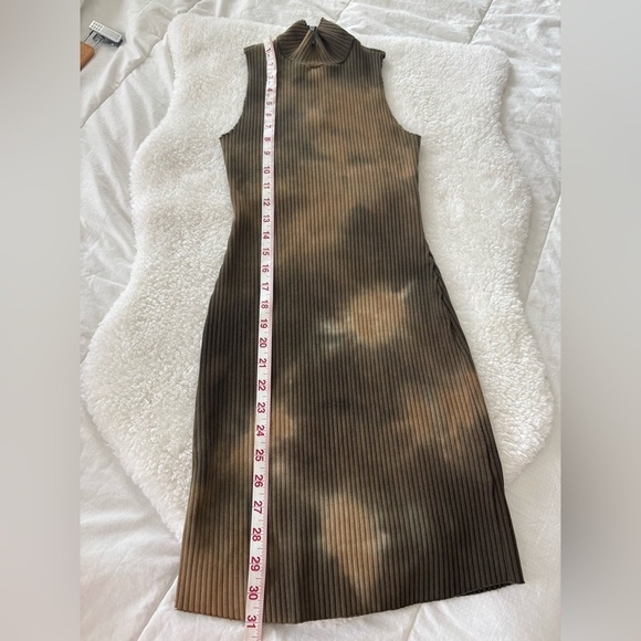 Cotton citizen Ibiza Sleeveless Tie-Dye Mini dress Dress khaki brown XS - Picture 13 of 14